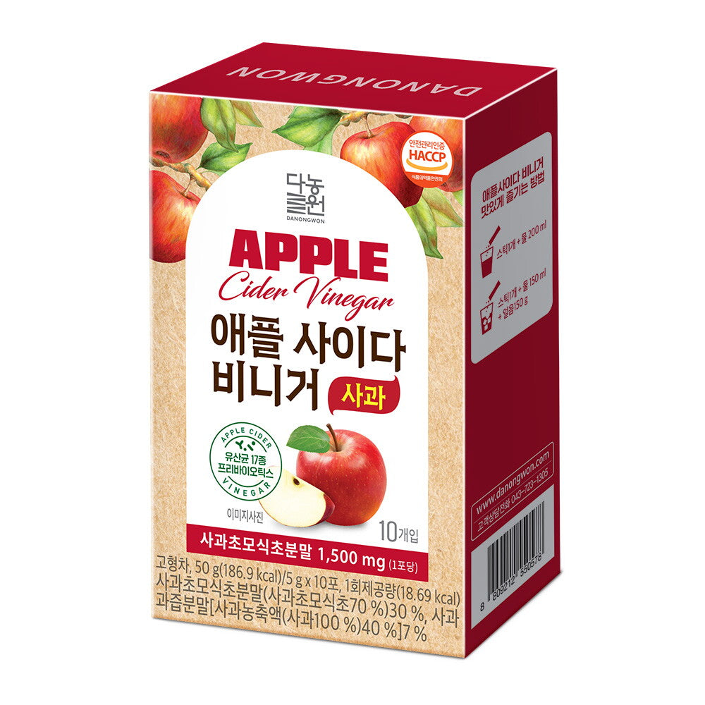 DANONGWON Apple cider viniger apple 애플 사이다 비니거 사과 5g*10t
